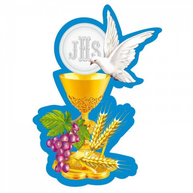 Emblemat na Boże Ciało - wzór eucharystyczny (2) - Emblematy na Boże Ciało - Emblemat na Boże Ciało - wzór eucharystyczny (2)