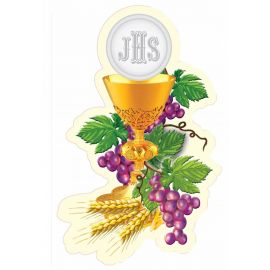 Emblemat na Boże Ciało 50x70 cm - wzór eucharystyczny (7) - Emblematy na Boże Ciało