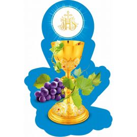 Emblemat na Boże Ciało 50x70 cm - wzór eucharystyczny (9) - Emblematy na Boże Ciało