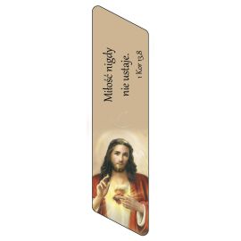 Zakładka magnetyczna - Miłość nigdy nie ustaje - Zakładki religijne do książek