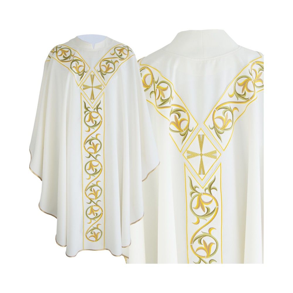 Ornat Semi-Gotycki - kolory liturgiczne (48) - Ornaty Semi Gotyckie - zdjęcie 3 - Ornat Semi-Gotycki - kolory liturgiczne (48)