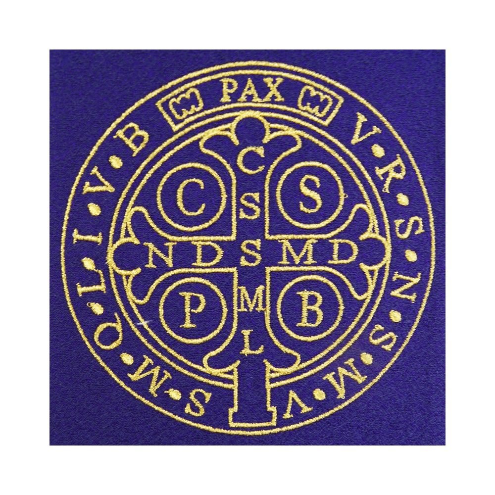 Stuła dwustronna Święty Benedykt - Z POSTACIAMI - zdjęcie 3 - Stuła dwustronna Święty Benedykt