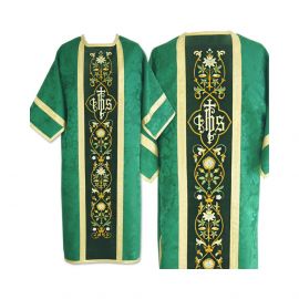 Dalmatyka rzymska żakardowa - kolory liturgiczne - DALMATYKI