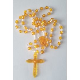 Różaniec plastikowy model honey - RÓŻAŃCE, KORONKI, TAJEMNICE RÓŻAŃCOWE