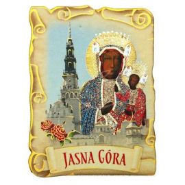 Magnes Matka Boża Częstochowska Jasna Góra - MAGNESY RELIGIJNE