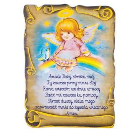 Magnes  Aniołek - Aniele Boży Stróżu Mój (1) - MAGNESY RELIGIJNE