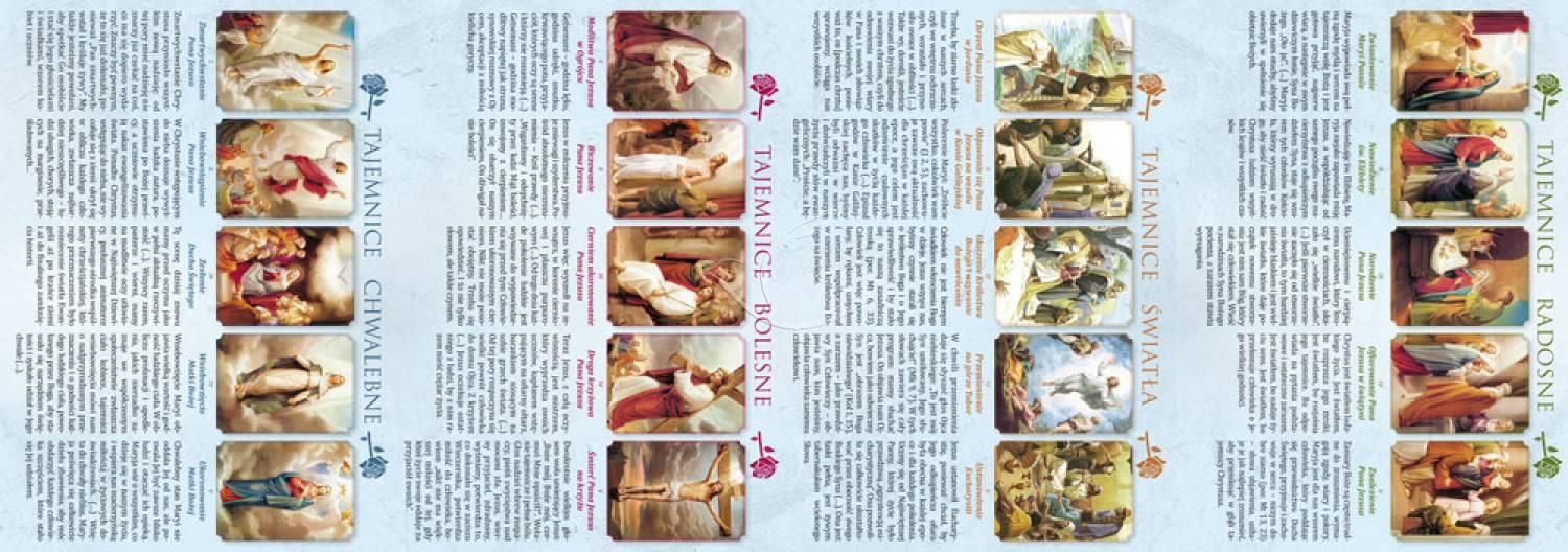 Folder składany Różaniec ze świętym Janem Pawłem II - RÓŻAŃCE, KORONKI, TAJEMNICE RÓŻAŃCOWE - zdjęcie 2 - Folder składany Różaniec ze świętym Janem Pawłem II