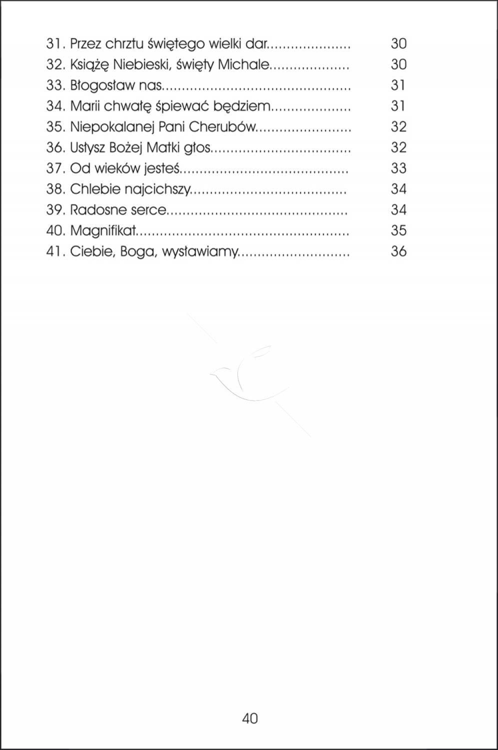 Książeczka - Pieśni o Eucharystii - Śpiewniki - zdjęcie 3 - Książeczka - Pieśni o Eucharystii