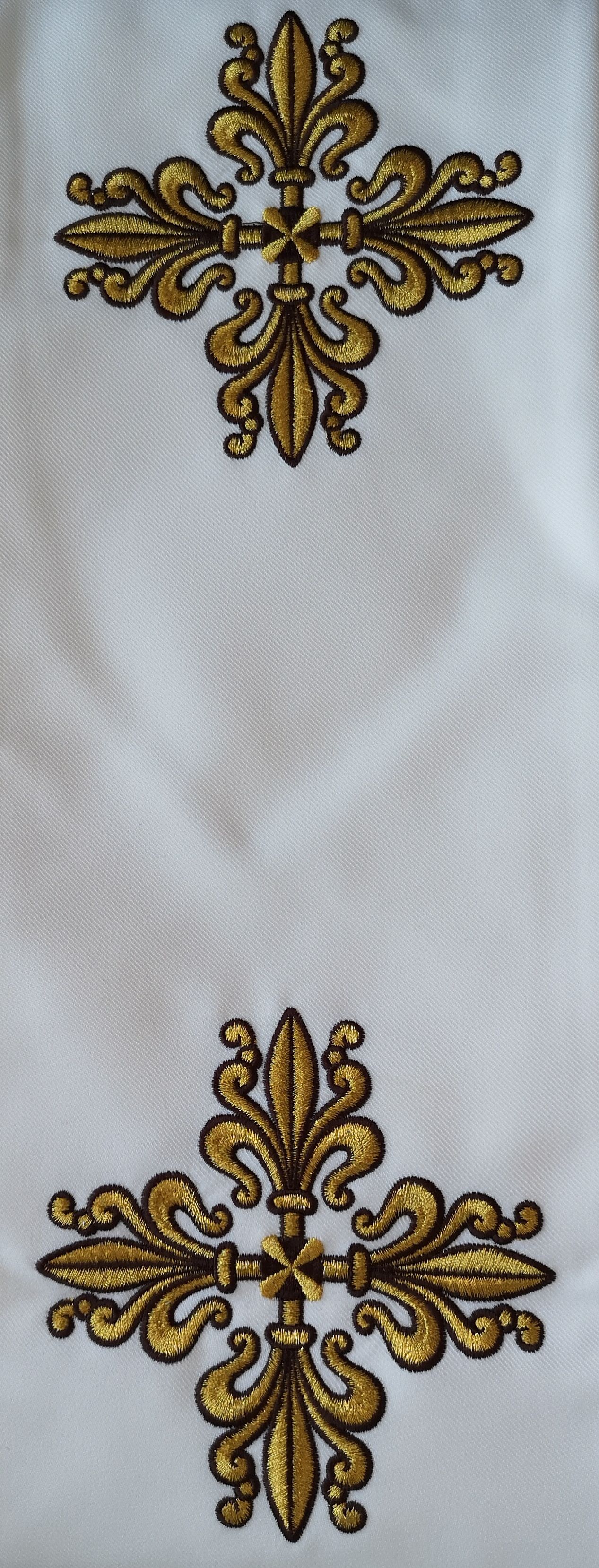 Stuła haftowana Św. Antoni z Dzieciątkiem Jezus - Z POSTACIAMI - zdjęcie 5 - Stuła haftowana Św. Antoni z Dzieciątkiem Jezus