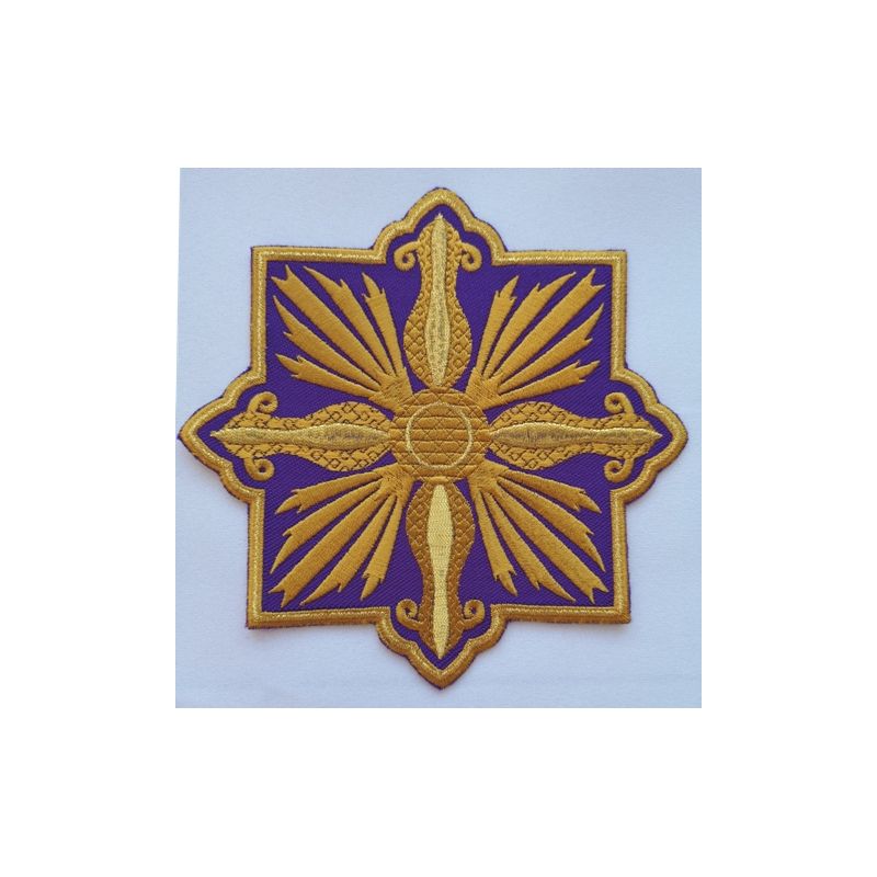Aplikacja haftowana fioletowa - SZATY LITURGICZNE - Aplikacja haftowana fioletowa