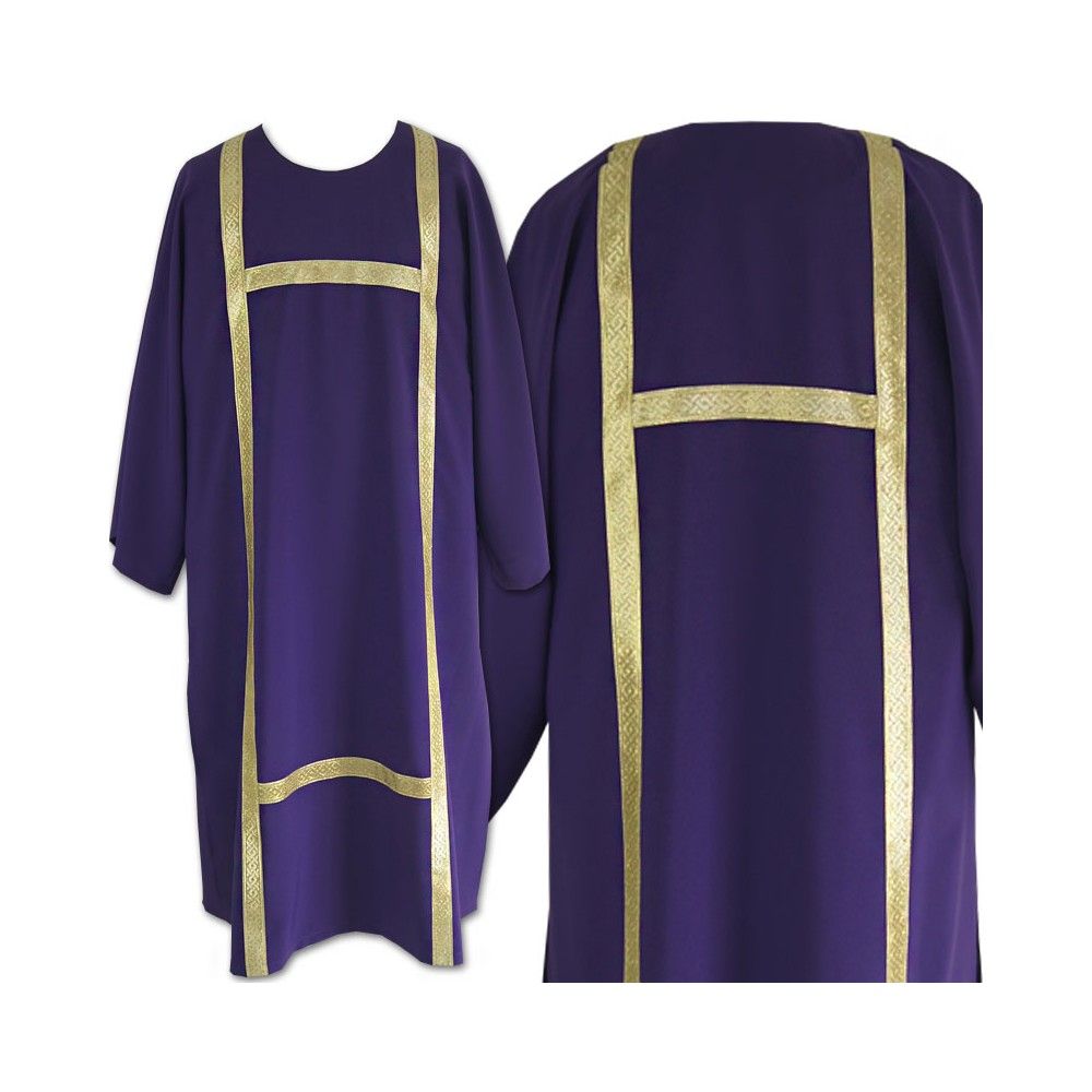 Dalmatyka Gotycka  - kolory liturgiczne (4) - DALMATYKI - Nowość