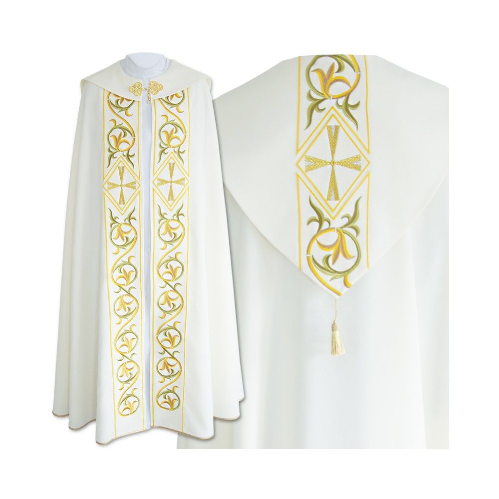 Kapa haftowana gotycka - haftowane pasy (53) - KAPY LITURGICZNE - zdjęcie 5 - Kapa haftowana gotycka - haftowane pasy (53)