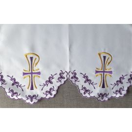 Obrus ołtarzowy haftowany - Krzyż (61) - OBRUSY OŁTARZOWE