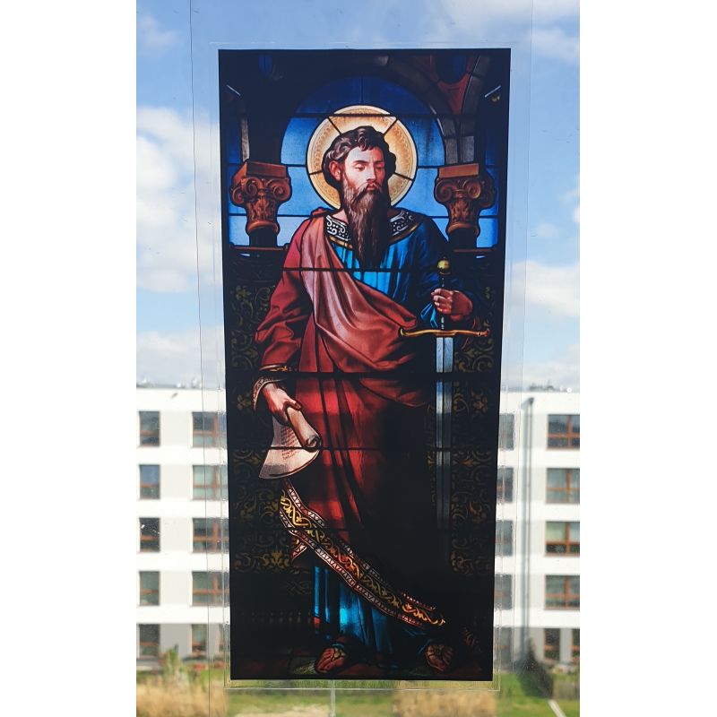 Witraż magnetyczny - św. Paweł - Witraże magnetyczne na szybę - Witraż magnetyczny - św. Paweł