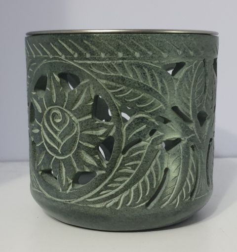 Kadzielnica domowa - kamień mydlany - 9 cm (6) - KADZIELNICE DOMOWE - Nowość