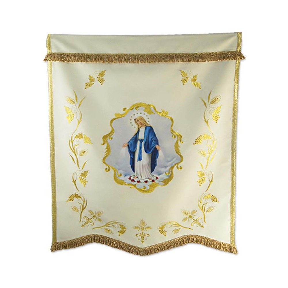 Chorągiew kościelna MB Niepokalana - CHORĄGWIE PROCESYJNE - Nowość