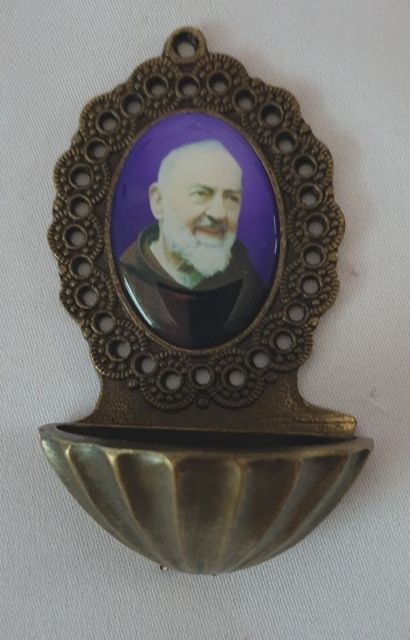 Kropielniczka metalowa - KROPIELNICE I KROPIDŁA - zdjęcie 5 - Kropielniczka metalowa