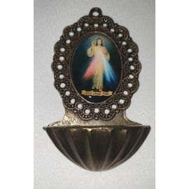 Kropielniczka metalowa - KROPIELNICE I KROPIDŁA - zdjęcie 6 - Kropielniczka metalowa