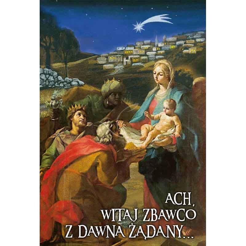 Plakat Bożonarodzeniowy - Ach witaj Zbawco, z dawna żądany (2) - Plakaty Bożonarodzeniowe - Plakat Bożonarodzeniowy - Ach witaj Zbawco, z dawna żądany (2)