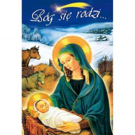 Plakat Bożonarodzeniowy – Bóg się rodzi… - Plakaty Bożonarodzeniowe
