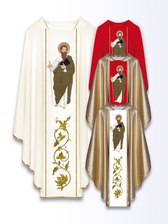 Ornat z wizerunkiem św. Pawła - Ornaty z wizerunkiem świętych - Nowość