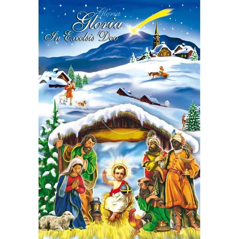 Plakat Bożonarodzeniowy – Gloria In Excelsis Deo (3) - Plakaty Bożonarodzeniowe - Plakat Bożonarodzeniowy – Gloria In Excelsis Deo (3)