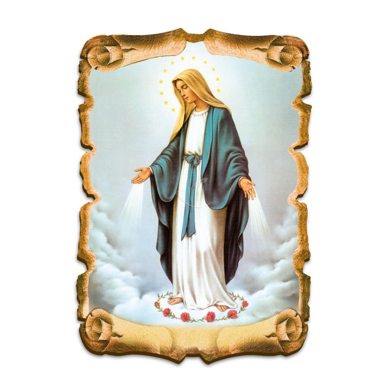Obraz na HDF format A5 - Matka Boża Niepokalana - Obrazek religijny płyta HDF - Obraz na HDF format A5 - Matka Boża Niepokalana