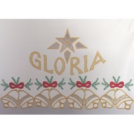 Obrus na Boże Narodzenie Gloria (3) - OBRUSY OŁTARZOWE - zdjęcie 4 - Obrus na Boże Narodzenie Gloria (3)