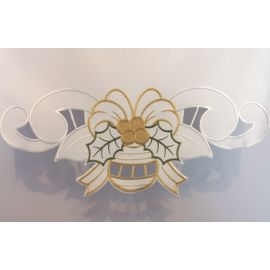 Obrus na Boże Narodzenie Bombka (7) - OBRUSY OŁTARZOWE - zdjęcie 4 - Obrus na Boże Narodzenie Bombka (7)