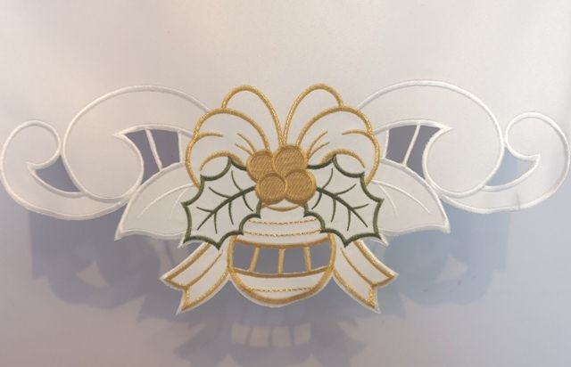 Obrus na Boże Narodzenie Bombka (7) - OBRUSY OŁTARZOWE - zdjęcie 4 - Obrus na Boże Narodzenie Bombka (7)