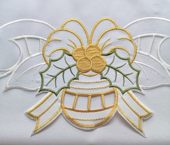 Obrus na Boże Narodzenie Bombka (7) - OBRUSY OŁTARZOWE - Nowość