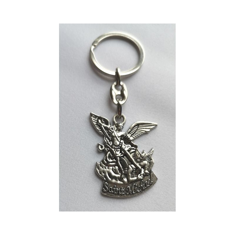 Brelok metalowy Michał Archanioł - Breloki religijne - Brelok metalowy Michał Archanioł