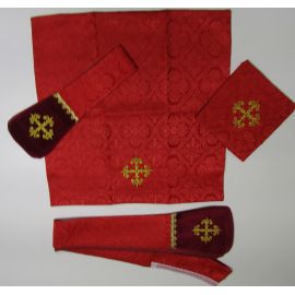 Ornat rzymski aksamit (45) - Ornaty rzymskie - zdjęcie 3 - Ornat rzymski aksamit (45)
