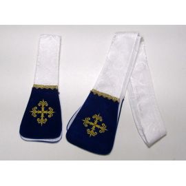 Ornat rzymski haftowany Matka Boża Fatimska - Ornaty Maryjne - zdjęcie 3 - Ornat rzymski haftowany Matka Boża Fatimska