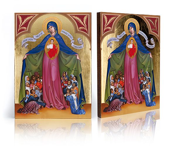 Ikona Matka Boża Prześladowanych Chrześcijan - Matka Boża - Nowość