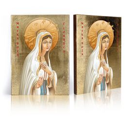 Ikona Matka Boża z Lourdes - Francja - Matka Boża