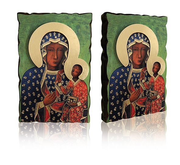 Ikona Matka Boża Częstochowska Wędrująca 40 x 60 cm - Matka Boża - Nowość