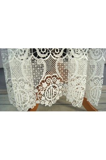 Alba kapłańska tradycyjna z zakładkami + gipiura (12) - KOMŻE I ALBY  KAPŁAŃSKIE - zdjęcie 2 - Alba kapłańska tradycyjna z zakładkami + gipiura (12)