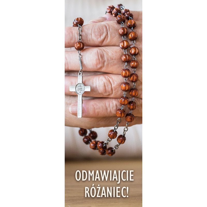 Baner na różaniec święty Odmawiajcie różaniec (2) - Nabożeństwo różańcowe - Baner na różaniec święty Odmawiajcie różaniec (2)