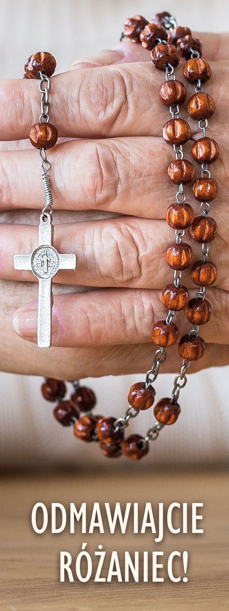 Baner na różaniec święty Odmawiajcie różaniec (2) - Nabożeństwo różańcowe - Nowość