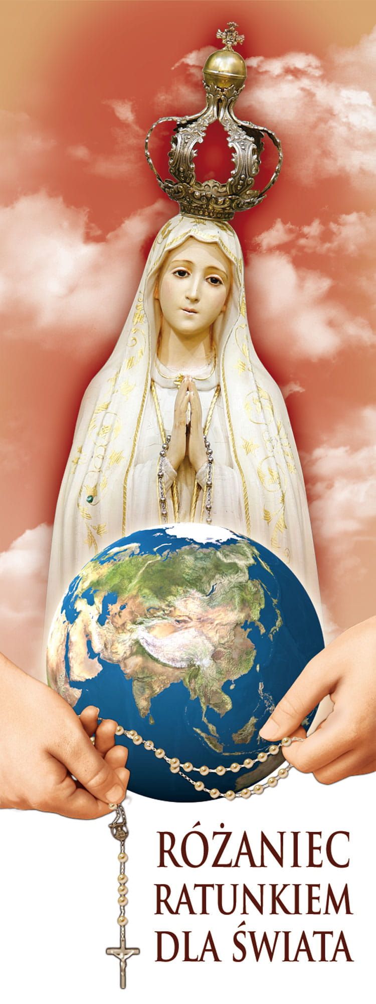 Baner na różaniec święty Różaniec ratunkiem dla świata" (2) - Nabożeństwo różańcowe - Nowość