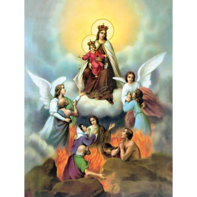 Obraz 30x40 - Dusze czyśćcowe - OBRAZY RELIGIJNE - Obraz 30x40 - Dusze czyśćcowe