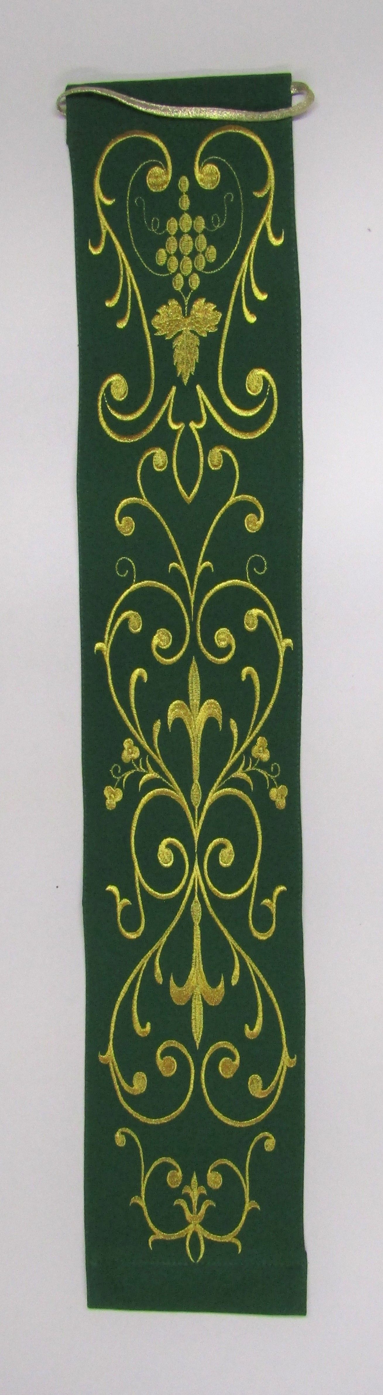 Sygnaturka haftowana, kolory liturgiczne - GONGI, SYGNATURKI - zdjęcie 3 - Sygnaturka haftowana, kolory liturgiczne