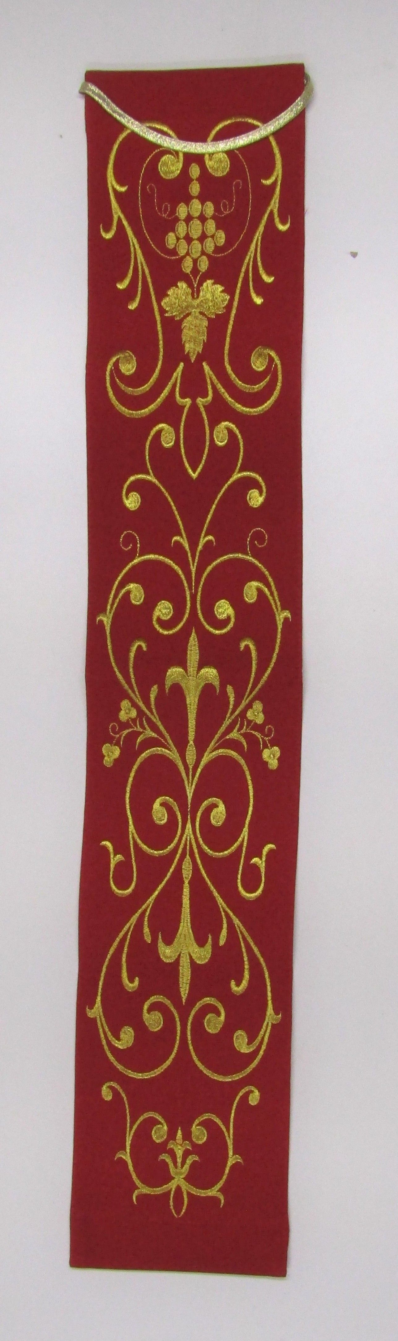 Sygnaturka haftowana, kolory liturgiczne - GONGI, SYGNATURKI - zdjęcie 4 - Sygnaturka haftowana, kolory liturgiczne