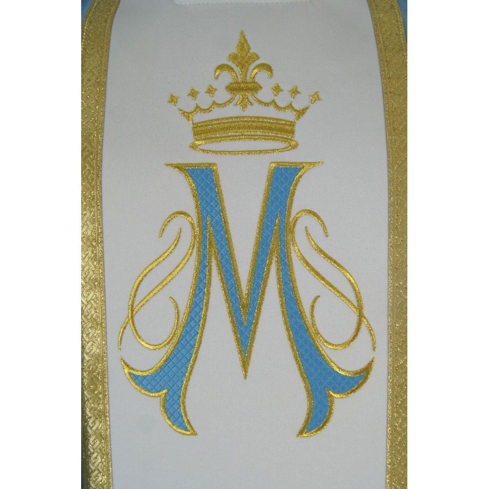 Ornat gotycki Maryjny haftowany (22) - Ornaty Maryjne - zdjęcie 4 - Ornat gotycki Maryjny haftowany (22)