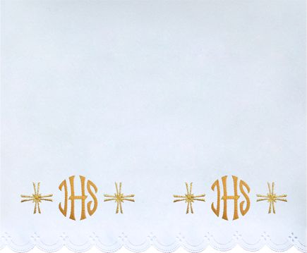 Obrus ołtarzowy haftowany (49) - OBRUSY OŁTARZOWE - Nowość