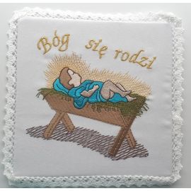 Bielizna kielichowa Boże Narodzenie - Bóg się rodzi - Zestawy - zdjęcie 2 - Bielizna kielichowa Boże Narodzenie - Bóg się rodzi