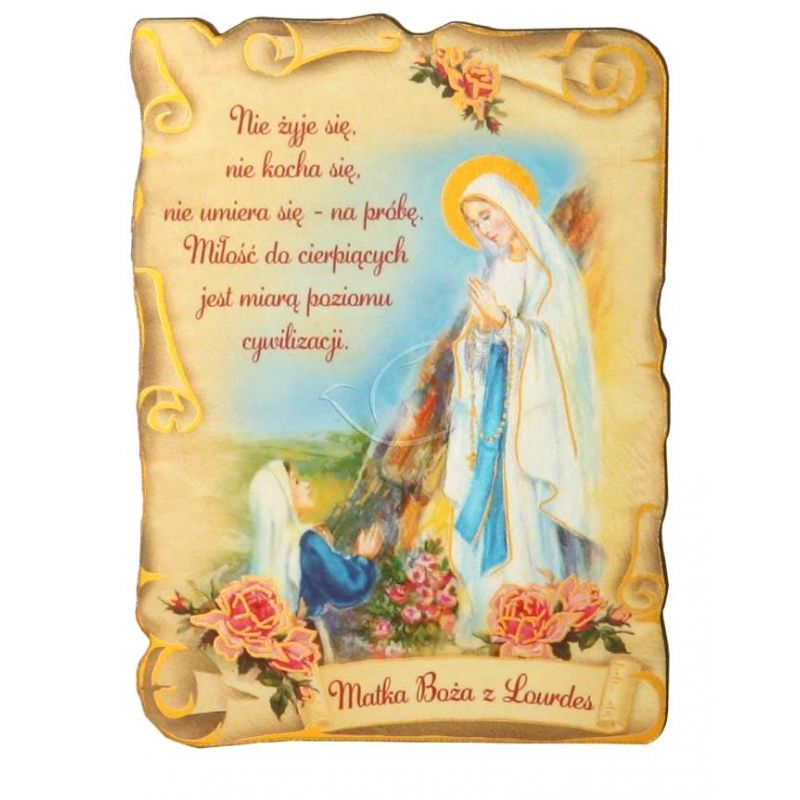 Magnes Matka Boża z Lourdes (2) - MAGNESY RELIGIJNE - Magnes Matka Boża z Lourdes (2)