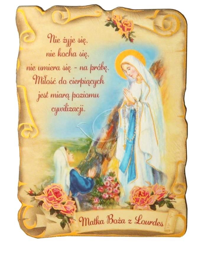 Magnes Matka Boża z Lourdes (2) - MAGNESY RELIGIJNE - Magnes Matka Boża z Lourdes (2)