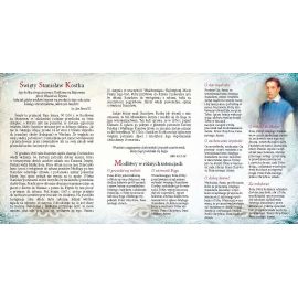 Folderek - Modlitwy do Świętego Stanisława Kostki - Folder religijny - zdjęcie 2 - Folderek - Modlitwy do Świętego Stanisława Kostki